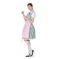 Pikkukuva 5 / 5: Naisten Oktoberfest-asu Saksalainen Dirndl-mekko Baijerilainen karnevaaliasu, 100% uusi Green 3XL