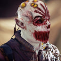 Pikkukuva 3 / 4: Suuton Kasvopeite Halloween Lateksi Pää Cosplay Peite Rekvisiitta Halloween Asusteet Lavaesitykseen Teemajuhliin