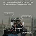 Miniatyrbilde 4 av 5: 2 stk. Bluetooth Intercom Motorsykkel Fullhjelm Bluetooth Headset kompatibel med 2 Intercomunicador Trådløse Headset
