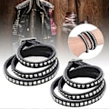 Miniatyrbild 4 av 5: 2st Justerbart Nitar Armband Multilager Stilfullt Handledslind Dekoration för Fester Dejter