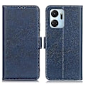 Miniatyrbillede 1 af 5: Kompatibel til Honor X7a 5G Ko Læder Tekstur Telefon Læder Cover Wallet Stand Telefon Etui Blue