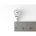 Miniatyrbillede 4 af 4: Frø - Tudse 2d Sterling Sølv Charm .925 X 1 Frøer Tudser Charms - 560