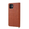 Miniatyrbild 2 av 5: CMAI2 PU Läder Kortfack Plånbok Telefonfodral Kompatibelt För iPhone 12/12 Pro Brown