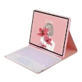 Miniatyrbild 1 av 5: Fodral för Tab A9 Skydd 11 Tum SM-X210 för Tab A9 Plus med Bluetooth Tangentbord Rosa