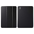 Miniatyrbild 1 av 5: Kompatibelt Fodral för iPad Pro 11 (2024) PU Läder Tri-fold Ställ Magnetisk Stängning Tablet Skydd Black