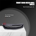 Miniatyrbillede 5 af 5: EK T-R Style Front Kofanger Hjelm Mesh Grill Racing Grill til EK DX EX LX Type R 1999-2000 Glossy Bla