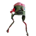Pikkukuva 1 / 5: Bomhcs Zombie Eyes Neulotut pipot Juhlat Halloween-asu Asuste Lahja Hattu (s Lapsille 48-50cm, L Aikuisille 53-61cm) S