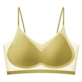 Miniatyrbild 1 av 5: Ultra tunna sömlösa underkläder i is-silke för damer, plus size yellow I