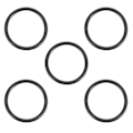 Miniatyrbilde 1 av 4: 5 stk. Gummimatter Krystall Syngebolle Base Lydbolle Matte Lydbolle O-ring