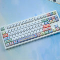 Miniatyrbild 5 av 5: 1 Set Smiley Face PBT Keycaps Dye Sublimation Cherry Mekaniskt Tangentbord 129 Tangenter Cherry Keycaps Smiling face