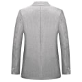 Miniatyrbillede 2 af 2: Herre Casual Blazer To Knaps Sportsjakke Jakkesæt Light Grey M