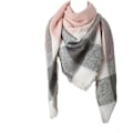 Miniatyrbild 1 av 4: Damscarf Stor Rutig Akryl Ullscarf Lång Varm Trendig Höst/Vinter Bekväm Mjuk Kappa
