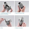 Miniatyrbillede 5 af 5: Propelbeskytter, TPU Blød Gummi Propel Stabilisator Beskytter til DJI Mini 3 Pro Drone Tilbehør (Grå)
