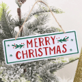 Miniatyrbild 1 av 5: Kreativ Julskylt i Järn Kan Hängas DIY Jul Välkomstkort Fönsterdekorationer God Jul Metall Dekor Skylt Plakett white background 1pc