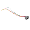 Miniatyrbilde 3 av 5: 10 stk. 616E 4P4C RJ9 Hunn Telefonkontakt Adapter m/ 4 Ledninger 8cm