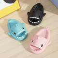 Miniatyrbillede 5 af 5: Haj Slippers Bløde Indendørs Badeslippers Black 42-43