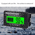 Miniatyrbillede 3 af 4: 12v 24v 48v Batterikapacitetsindikator Golfvogn Spændingsmåler Med LCD-display