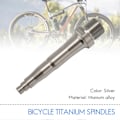Miniatyrbillede 4 af 5: 2 stk. cykel titanium pedalaksler passer til Zero X1 X2 & Light Action 78 mm