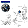 Miniatyrbillede 1 af 5: Til D15 D16 Sohc 1988-2000 Justerbart Racing Knastakselgear Timing Gear