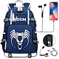 Miniatyrbild 1 av 4: Venom Fashion Tryckt Usb Ungdoms Skolväska (2-117) Color-2