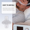 Miniatyrbillede 4 af 5: Viral In-Line Udgangsfilter Kompatibelt med Resmed, Dreamstation CPAP/BiPAP Maskine, 12 Stk.