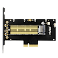Pikkukuva 1 / 5: NVMe-sovitinkortti PciEX4 M Key M.2 -laajennus PCIE3.0 -sarjasovitin