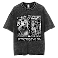Miniatyrbild 1 av 5: Dennis Rodman Grafisk T-shirt Oversized Sommar Herrkläder Bomull Mode Hip Hop Street Kortärmad T-shirt J289C-Black XL