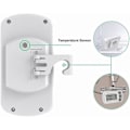 Miniatyrbilde 4 av 4: Værstasjon, Digitalt Hygrometer Termometer Klokke Fuktighetsmåler Innendørs/Utendørs