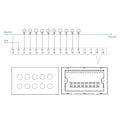 Miniatyrbilde 3 av 5: WIFI Smart Touch Lys Bryter Veggbryter Glasspanel 8 Gang Tuya Smart Life for Alexa Home Wh