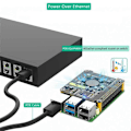 Miniatyrbilde 3 av 5: For Raspberry Pi 5 POE Ethernet Strømforsyningsmodul 802.3af/At
