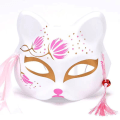 Miniatyrbild 5 av 5: Halvansiktsmask Kattansikte Rävmask Pojkar Och Flickor Fest Dansuppträdande Tillbehör Stånd Partihandel Tremolo Japansk Antik Red Eight