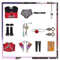 Miniatyrbild 2 av 4: Genshin Impact Beidou Cosplay Kostym Anime Okrönt Havets Herre Bei Dou Peruk Party Karneval Rollspelsdräkter För Kvinnor Hög Kvalitet S