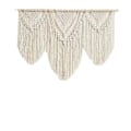 Miniatyrbild 4 av 4: Stor Väggbonad Boho Chic Vävd Tapestry Blad Tofs Konst Bomullsrep Bohemisk Macrame Väggdekor för Sovrum Vardagsrum Lägenhet Bakgrund