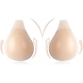 Miniatyrbilde 1 av 5: Silikon Stroppeløs Selvklebende BH, Xl Usynlig Camisole BH, Gjenbrukbar Push Up Bryllups Camisole BH