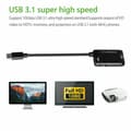 Miniatyrbillede 2 af 5: USB-C Type C MHL til HDMI Videokabeladapter til Telefon Tablet Pad