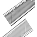 Miniatyrbild 4 av 5: 150-pack växthusglasclips, med 75 W-trådclips för växthusglas och 75 Z-överlappningsclips för växthusglas för växthusfixering