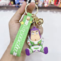Pikkukuva 2 / 5: Toy Story Avaimenperä Anime Sarjakuva Buzz Lightyear Woody Monster Mike Silikoni Avaimenperä Riipus 3