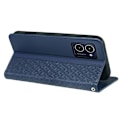 Miniatyrbillede 4 af 5: Kompatibel med HMD Pulse / Pulse+ Etui Pung Læder Telefon Cover Lykke Kløver Prægning Blue