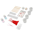 Miniatyrbillede 4 af 5: Bogmærke Resin Støbeform Sæt DIY Meget Transparent Fortykkede Lugtfri Resin Silikone Støbeform Sæt til Bogmærke Fremstilling Rød