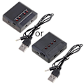 Miniatyrbilde 2 av 5: 3.7v 2000mah Lipo Batteri 903048 Li-ion Batteri/lader Rc Quadcopter Reparasjon Reservedeler For Ky601s H11d H11c Rc Droner