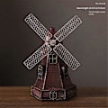 Miniatyrbillede 5 af 5: Sparebøsse Resin Sparegris Retro Sparebøsse Retro Sparekrukke Vindmølle Håndværk Holland Resin Håndværk Resin Sparebøsse, B-1