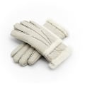 Miniatyrbillede 1 af 4: Vinterhandsker i fåreskind til kvinder og mænd, ægte cashmere pels, varme Style4