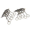 Miniatyrbillede 2 af 3: 10 stk. Metal Pung Ramme Kiss Lås Bronze Tone Retro DIY Halvcirkel Kæde 5 cm