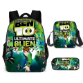 Miniatyrbild 4 av 5: Set med 3 16\" Ben 10 Ryggsäckar för Barn Clear 16 Inches