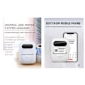 Miniatyrbillede 3 af 5: P50 Termisk Etiketprinter Trådløs Selvklæbende Lomme Bluetooth Etiketmaskine Stregkode Etiketprinter