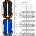 Miniatyrbild 2 av 2: Lättviktig Vadderad Väst för Män Vinter Gilet Bodywarmer Jacka Kappa Royal blue M