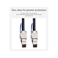 Miniatyrbild 4 av 5: Mini Digh Density-kabel Mini SFF-8644 till SFF-8644 Server Extern Datakabel
