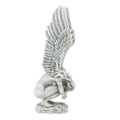 Miniatyrbillede 1 af 5: Hvide Engle Harpiks Keruber Statue Figur, Yndig Engel Skulptur Mindestatue Indendørs Hjem Dec