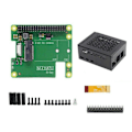 Miniatyrbilde 5 av 5: PCIe til M.2 HAT+ med Kabinett for 5 Gen2 Gen3 M.2 NVME SSD 2230/2242 M Key PCIE GPIO Utvidelseskort f