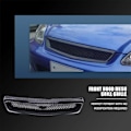Miniatyrbillede 4 af 5: EK T-R Style Front Kofanger Hjelm Mesh Grill Racing Grill til EK DX EX LX Type R 1999-2000 Glossy Bla